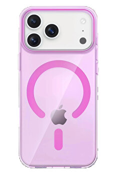 Buti̇k Apple İphone 17 Pro Pc Blank Magsafe Kapak - Pembe-(5796)