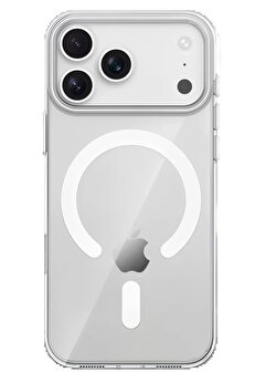 Buti̇k Apple İphone 17 Pro Pc Blank Magsafe Kapak - Şeffaf-(5796)
