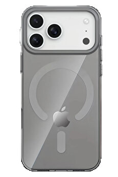 Buti̇k Apple İphone 17 Pro Pc Blank Magsafe Kapak - Natural Grey-(5796)