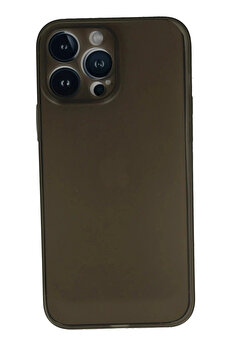 Buti̇k İphone 13 Pro Max Kılıf Pp Ultra İnce Kapak - Gri̇-(5796)