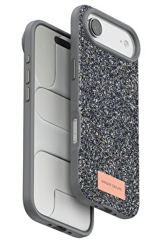 Buti̇k Apple İphone 17 Ai̇r Bri̇ght Si̇mli̇ Kapak - Gümüş-(5796)