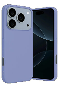 Buti̇k Apple İphone 17 Pro Nano İçi̇ Kadi̇fe Si̇li̇kon - Li̇la-(5796)