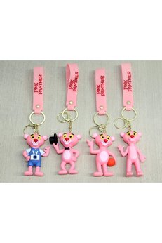 Evimdeyokyok Pembe Panter Silikon Anahtarlık Alk4271