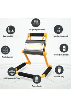 Evimdeyokyok 1300 Lümen Güçlü Aydınlatma Wt-328