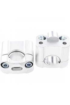 Alkan Mb 430 2 Parça Motosiklet Gidon Yükselticil 22 Mm. 28 Mm Nikel Takım