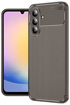 Buti̇k Lrz02 Samsung Galaxy A17 5G Auto Focus Karbon Kapak - Kahverengi̇
