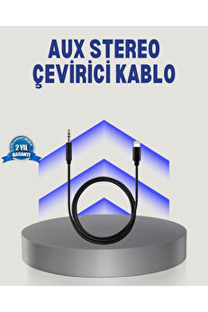 Buti̇k İphone Li̇ghtni̇ng 3.5Mm Aux Çevi̇ri̇ci̇ Kablo Jh-023 Stereo Ses Aktarıcı