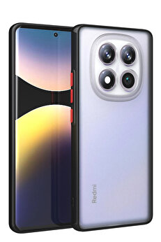 Buti̇k Harmonyaura Xi̇aomi̇ Redmi̇ Note 14 4G Kılıf Montreal Si̇li̇kon Kapak - Si̇yah