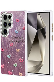 Buti̇k Harmonyaura Samsung Galaxy S24 Ultra Kılıf Blade Aynalı Desenli̇ Kapak - Desen 8