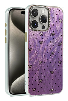 Buti̇k Harmonyaura İphone 15 Pro Kılıf Blade Aynalı Desenli̇ Kapak - Desen 2