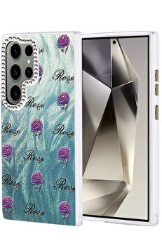 Buti̇k Harmonyaura Samsung Galaxy S24 Ultra Kılıf Blade Aynalı Desenli̇ Kapak - Desen 9