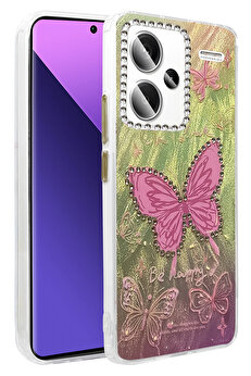 Buti̇k Harmonyaura Xi̇aomi̇ Redmi̇ Note 13 Pro Plus Kılıf Blade Aynalı Desenli̇ Kapak - Desen 5