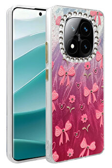 Buti̇k Harmonyaura Xi̇aomi̇ Redmi̇ Note 14 Pro 5G Kılıf Blade Aynalı Desenli̇ Kapak - Desen 3