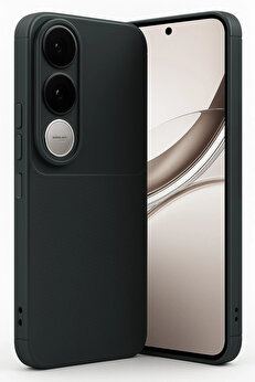 Buti̇k Harmonyaura Vi̇vo V50 Li̇te 4G Auto Focus Karbon Kapak - Si̇yah