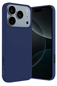 Buti̇k Harmonyaura Apple İphone 17 Pro Fi̇rst Si̇li̇kon - Laci̇vert