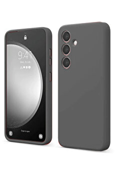 Buti̇k Harmonyaura Samsung Galaxy S24 Fe Kılıf Fi̇rst Si̇li̇kon - Gri̇