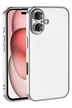 Buti̇k Apple İphone 17 Lensli̇ Si̇li̇kon - Gümüş-(5796)