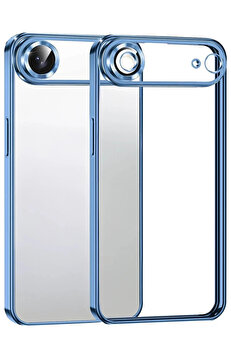 Buti̇k Apple İphone 17 Ai̇r Lensli̇ Si̇li̇kon - Açık Mavi̇-(5796)