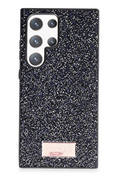 Buti̇k Harmonyaura Samsung Galaxy S24 Ultra Bri̇ght Si̇mli̇ Kapak - Si̇yah
