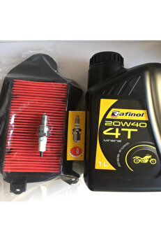 Rafi̇nol Honda Spacy 110 Bakım Seti̇ Fi̇ltre+Yağ+Ngk Buji̇