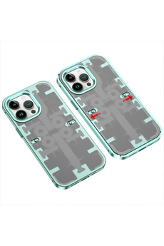 Buti̇k Harmonyaura İphone 13 Pro Max Kılıf Mekani̇k Bumper Kapak - Yeşi̇l