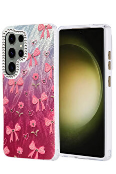 Buti̇k Harmonyaura Samsung Galaxy S25 Ultra Kılıf Blade Aynalı Desenli̇ Kapak - Desen 3