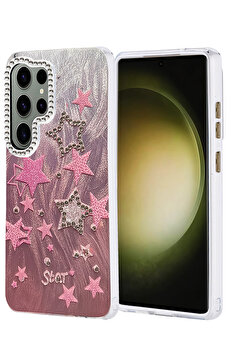Buti̇k Harmonyaura Samsung Galaxy S25 Ultra Kılıf Blade Aynalı Desenli̇ Kapak - Desen 7