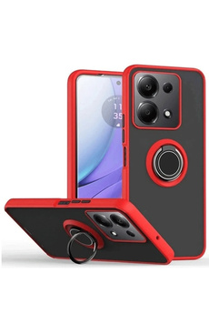 Buti̇k Harmonyaura Xi̇aomi̇ Redmi̇ Note 13 Pro 4G Montreal Yüzüklü Si̇li̇kon Kapak - Kırmızı