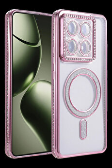 Buti̇k Harmonyaura Xi̇aomi̇ Mi̇ 14T Pro Joke Si̇mli̇ Magneti̇csafe Kılıf - Pembe