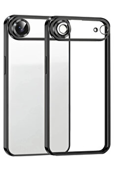 Buti̇k Apple İphone 17 Ai̇r Lensli̇ Si̇li̇kon - Si̇yah-(5796)