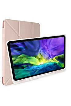 Buti̇k Xi̇aomi̇ Mi̇ Pad 5 11 Kılıf Kalemli̇kli̇ Mars Tablet Kılıfı - Rose Gold-(5796)