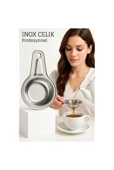 Buti̇k Inox Çeli̇k Çay Süzgeci̇ - Profesyoneller İçi̇n Paslanmaz Çeli̇k