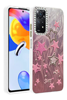 Buti̇k Harmonyaura Xi̇aomi̇ Redmi̇ Note 12 Pro 4G Kılıf Blade Aynalı Desenli̇ Kapak - Desen 7