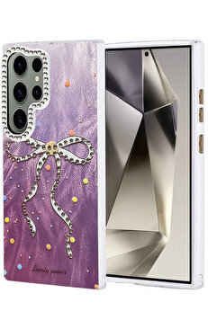 Buti̇k Harmonyaura Samsung Galaxy S23 Ultra Kılıf Blade Aynalı Desenli̇ Kapak - Desen 1