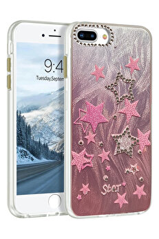 Buti̇k Harmonyaura İphone 7 Plus Kılıf Blade Aynalı Desenli̇ Kapak - Desen 7