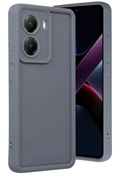 Harmonyaura Xi̇aomi̇ Poco X7 Pro Vi̇era Si̇li̇kon - Gri̇