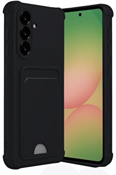 Buti̇k Harmonyaura Samsung Galaxy A17 5G Kelvi̇n Kartvi̇zi̇tli̇ Si̇li̇kon - Si̇yah