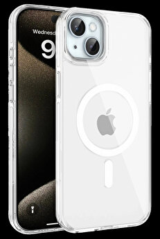 Buti̇k Harmonyaura İphone 15 Gleam Pc Sert Magsafe Kılıf - Şeffaf