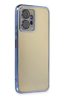 Buti̇k Xi̇aomi̇ Redmi̇ Note 12 4G Kılıf Lensli̇ Si̇li̇kon - Açık Mavi̇-(5796)