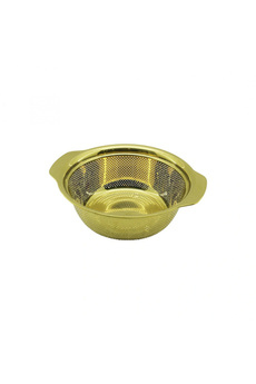 Go İthalat 23Cm Gold Paslanmaz Metal Sepet Süzgeç Kendi̇nden Kulplu (5324)