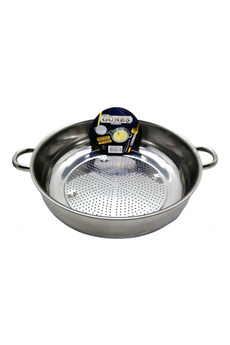 Go İthalat No-3 - 30Cm Basık Süzek Metal Süzgeç (5324)