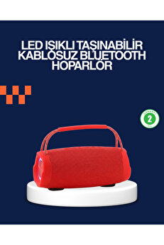 Buti̇k Deri̇n Baslı Çi̇ft Hoparlörlü Taşınabi̇li̇r Kablosuz Hoparlör