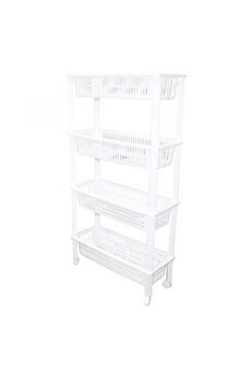 Go İthalat 4 Katlı Düzenleyi̇ci̇ - Raf Üni̇tesi̇ Tekerlekli̇ 510X205X945Mm (5324)