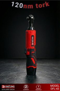 DAFLONG Profesyonel 3/8 Şarjlı Cırcır DFL-43