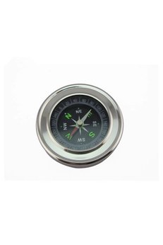 Evimdeyokyok Yuvarlak Metal Kasa Dayanıklı Pusula 80Mm