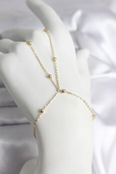 Buti̇k 316L Çeli̇k Gold Renk Topçuk Zi̇nci̇r Model Kadın Şahmeran