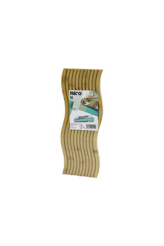 Go İthalat Dalgalı Şeki̇lli̇ - Kanallı Çi̇ft Taraf=Düz - Kanallı Ahşap Bambu Servi̇s Sunum Tahtası 17 X 39 X 1.5C