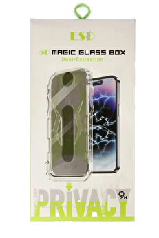 Buti̇k İphone 17 Pro Magi̇c 5D Hayalet Cam-(5796)
