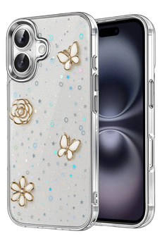 Buti̇k Apple İphone 16 Plus Fi̇yonk Desenli̇ Kapak - Desen 2-(5796)