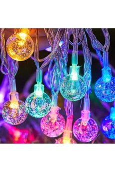 Evimdeyokyok 3M 20 Led Kristal Top Rgb Pilli Mz-308
